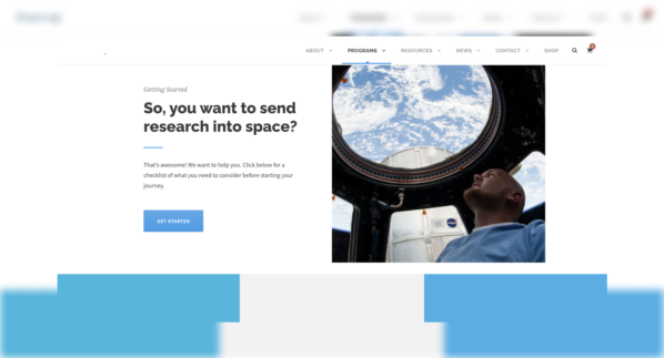 Educational community platform development for space-based research