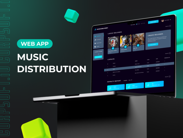 Leading music distribution platform development & company digitalization