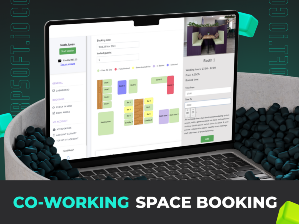 Automated workplace booking system development for co-working space
