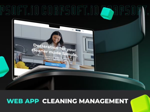 Web application platform development for declaring and insuring cleaners