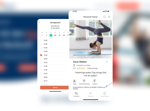 SAAS training app development for the German sports market