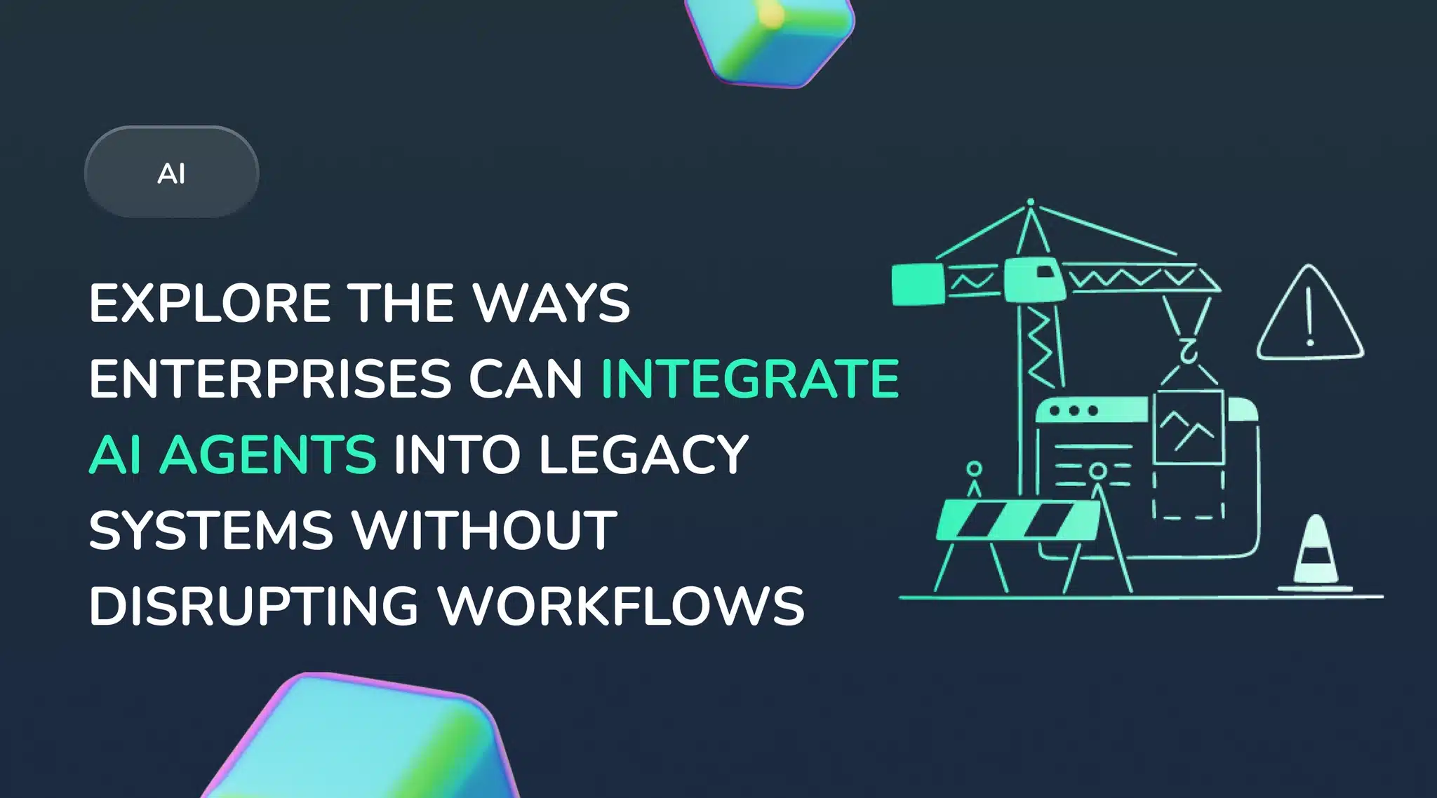 Explore the ways enterprises can integrate AI agents into legacy systems without disrupting workflows
