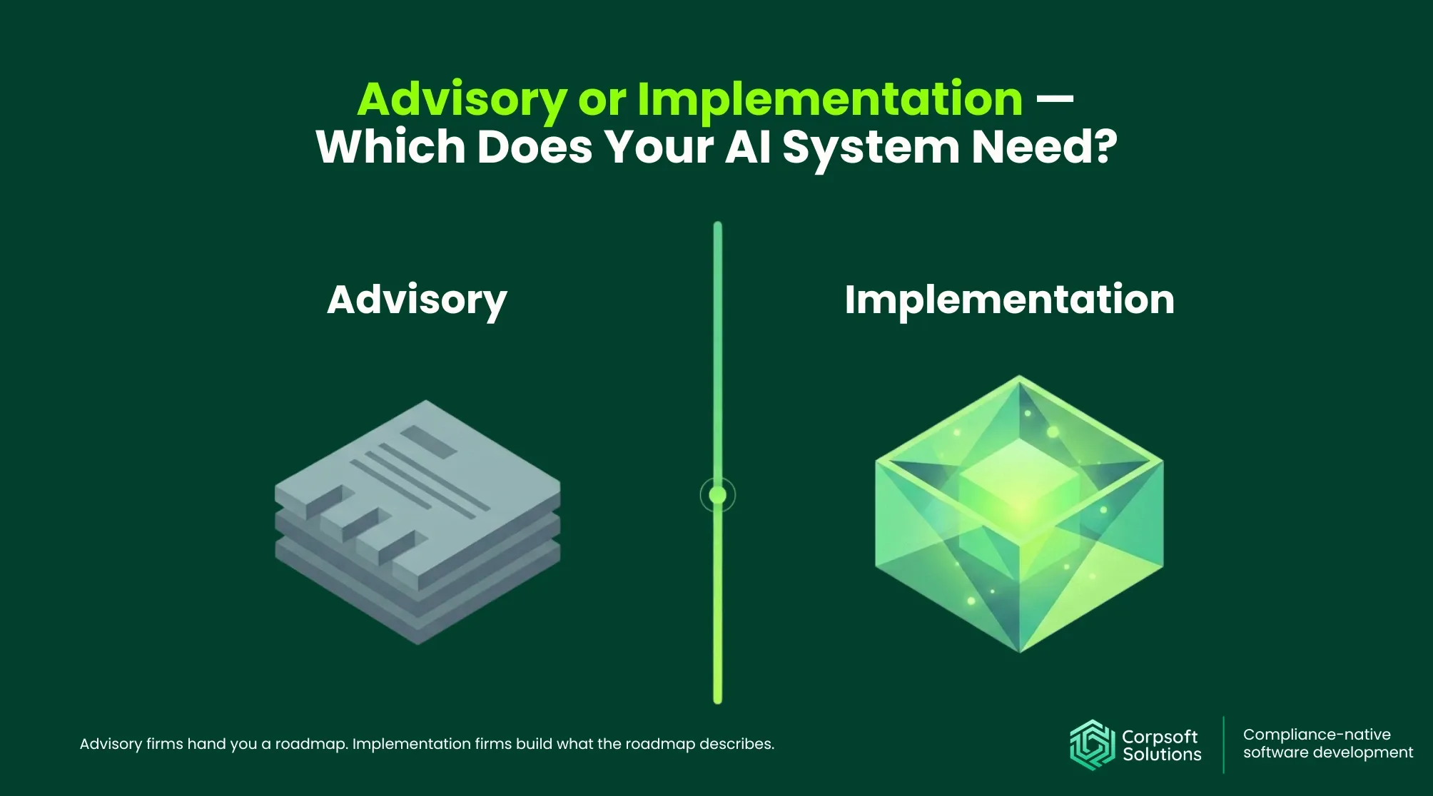 Advisory or Implementation — Which Does Your AI System Need?